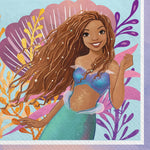 6.5" Luncheon Napkins - The Little Mermaid (16ct) - Amscan