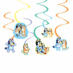 Bluey Spiral Decorations - Amscan