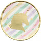 7" Paper Plates - Unicorn Sparkle (8ct) - Creative Converting