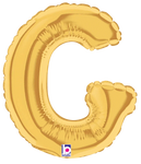 7" Megaloon Jr. Letter G - Gold (5ct) - Betallic