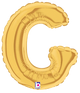 7" Megaloon Jr. Letter G - Gold (5ct) - Betallic