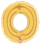 7" Megaloon Jr. Letter O - Gold (5ct) - Betallic