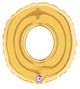 7" Megaloon Jr. Letter O - Gold (5ct) - Betallic