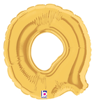 7" Megaloon Jr. Letter Q - Gold (5ct) - Betallic