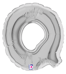 7" Megaloon Jr. Letter Q - Silver (5ct) - Betallic