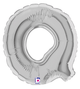 7" Megaloon Jr. Letter Q - Silver (5ct) - Betallic