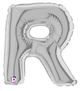 7" Megaloon Jr. Letter R - Silver (5ct) - Betallic