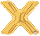 7" Megaloon Jr. Letter X - Gold (5ct) - Betallic