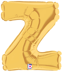 7" Megaloon Jr. Letter Z - Gold (5ct) - Betallic