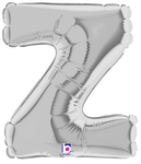 7" Megaloon Jr. Letter Z - Silver (5ct) - Betallic