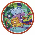 7" Paper Plates - Smiling Safari (8ct) - Unique