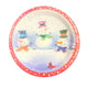 9" Paper Plates - Snowman Glee (18ct) - Amscan