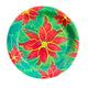 9" Paper Plates - Vintage Poinsettia (6ct)