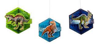 7.5" Jurassic World Honeycomb Decorations (3 Count) - Amscan