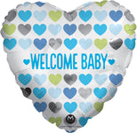 Welcome Baby Boy 17" Balloon