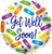 Get Well Bandaids 17" Balloon