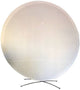 8' Circle Frame Spandex Cover - White