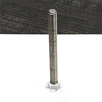 8" Threaded Steel Shaft