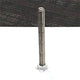 8" Threaded Steel Shaft