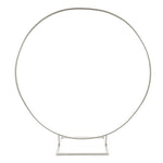 84" Circle Backdrop Stand - Silver - Portofino