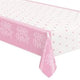 84" Table Cover - Pink Hearts Baby Shower - Amscan