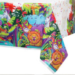 84" Table Cover - Smiling Safari - Unique
