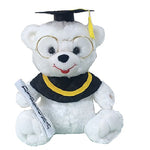 12" Grad Bear Plush - Black