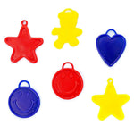 8g Balloon Weights Assorted - Primary Shapes (100ct)