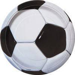 9" Soccer Paper Plates (8ct) - Unique