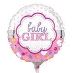 9" Baby Girl Scallop (25ct) - Anagram