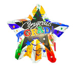 9" Congrats Grad Star (100ct) - CTI Balloons