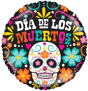 9" Dia de Muertos - Colorful Elements - Conver USA
