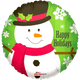 9" Happy Holidays - Snowman - Conver USA