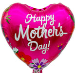 9" Happy Mother's Day Heart (100ct)  - Party America