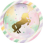 9" Paper Plates - Unicorn Sparkle (8ct) - Creative Converting