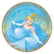 9" Paper Plates - Cinderella Once Upon a Time (8ct) - Amscan