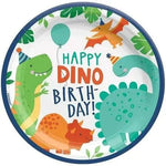 9" Paper Plates - Dino-Mite (8ct) - Amscan