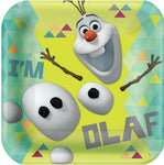 9" Paper Plates - Disney Frozen Olaf (8ct) - Amscan