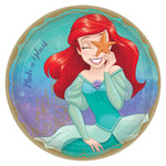 9" Paper Plates - Disney Princess Ariel (8ct) - Amscan