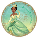 9" Paper Plates - Disney Princess Tiana (8ct) - Amscan