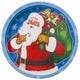 9" Paper Plates - Santa Night Before Christmas (8ct) - Unique