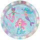 9" Paper Plates - Shimmering Mermaids (8ct) - Amscan