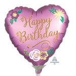 9" Satin Birthday Flowers (25ct) - Anagram