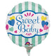 9" Sweet Baby Stripes & Hearts (25ct) - Anagram