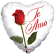9" Te Amo Rosa Roja - Conver USA