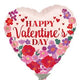 9" Valentine's day Satin Floral (25ct) - Anagram