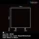 B528-1818 White Square Party Deco Frame -  Borosino