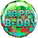 18" Pixel - Happy Birthday - Anagram