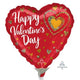 9" Valentine's Day Glitter Hearts (25ct) - Anagram