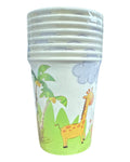 9oz Cups - Safari Paper (8ct)